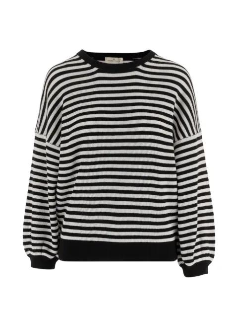 striped crew-neck sweater by BRUNO MANETTI
