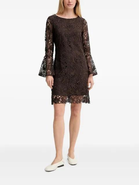 SagoBBXia floral-lace bell-sleeve mini dress by BRUUNS BAZAAR