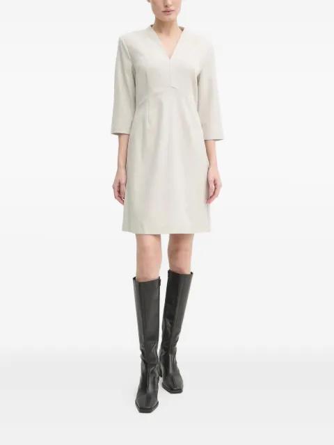 crystal-embellished V-neck mini dress by BRUUNS BAZAAR