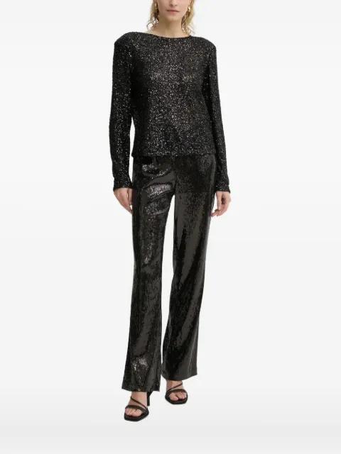 embellished long-sleeve blouse by BRUUNS BAZAAR