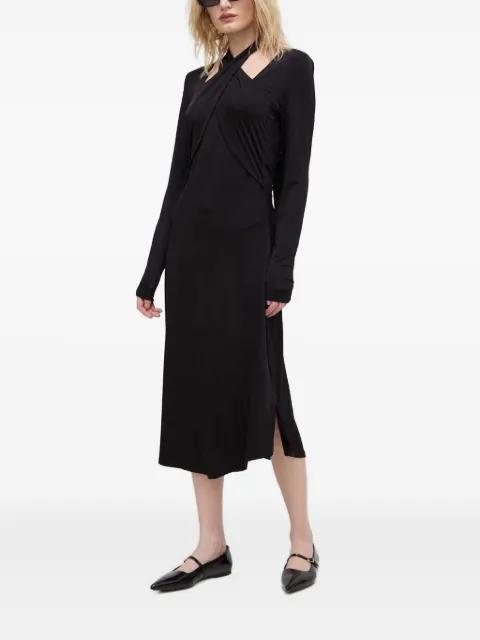 halterneck long-sleeve dress by BRUUNS BAZAAR