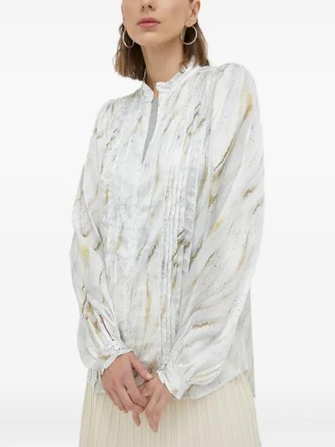 pleated blouse by BRUUNS BAZAAR