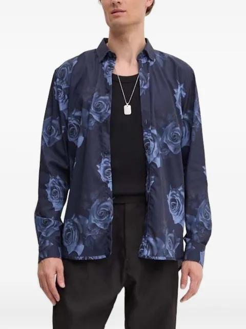 rose-print shirt by BRUUNS BAZAAR