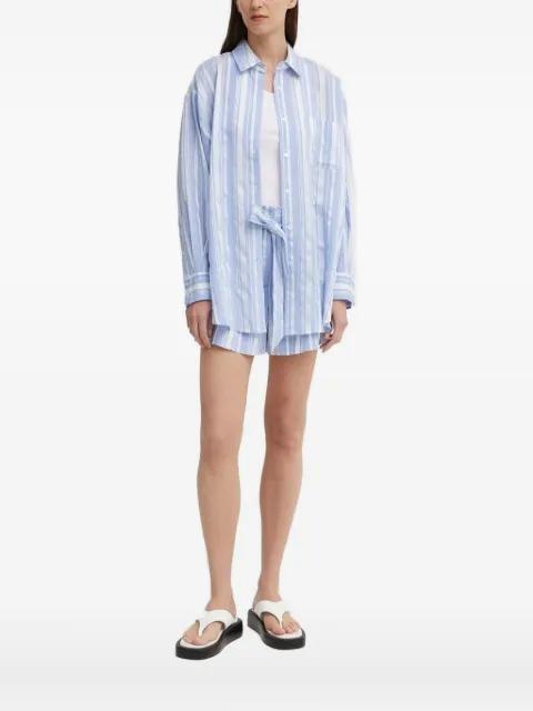 striped pocket shirt by BRUUNS BAZAAR