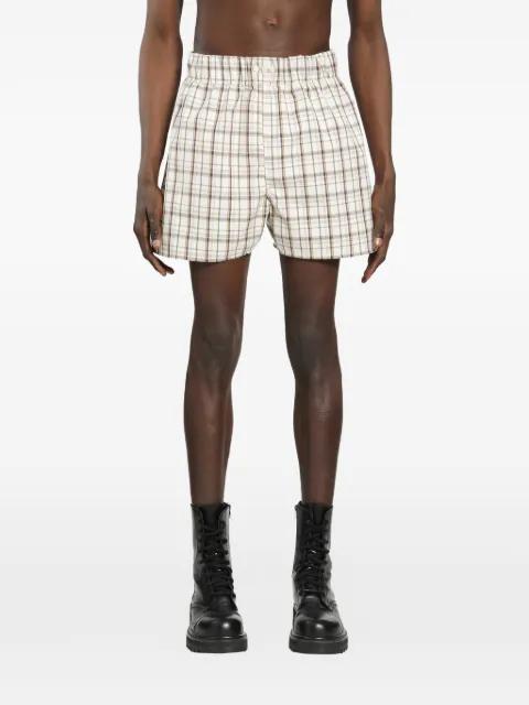 checked cotton boxers by BRYAN JIMENEZ