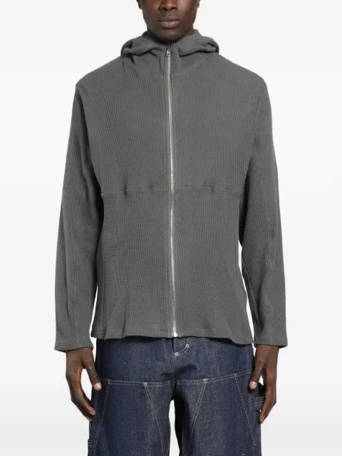 thermal zip-up hoodie by BRYAN JIMENEZ