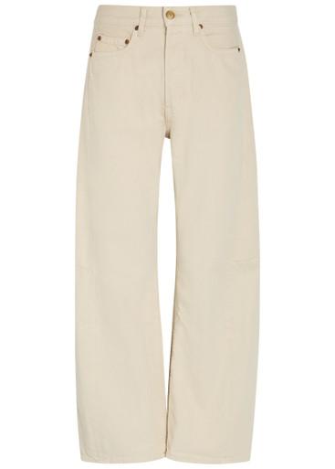 Slim Lasso structured barrel-leg jeans by BSIDES