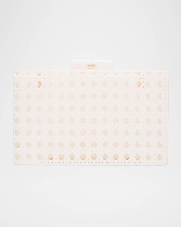 Agate Transparent Geometric Clutch Bag by BTB LOS ANGELES