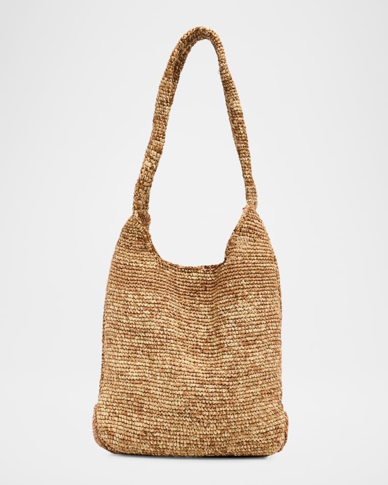 Aster Raffia Hobo Bag by BTB LOS ANGELES