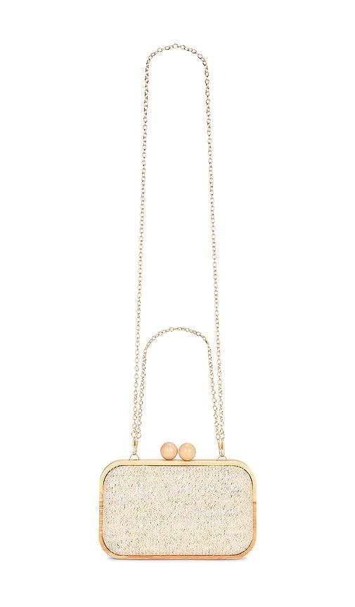 BTB Los Angeles Brooke Clutch in Tan by BTB LOS ANGELES