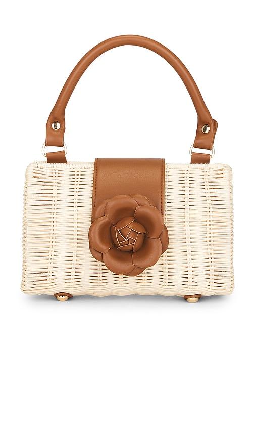 BTB Los Angeles Melody Clutch in Tan by BTB LOS ANGELES