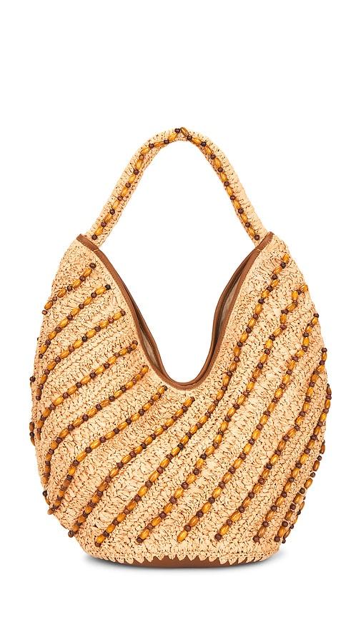 BTB Los Angeles Paisley Hobo Bag in Neutral by BTB LOS ANGELES