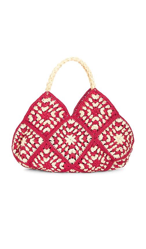 BTB Los Angeles Stormi Tote Bag in Red by BTB LOS ANGELES