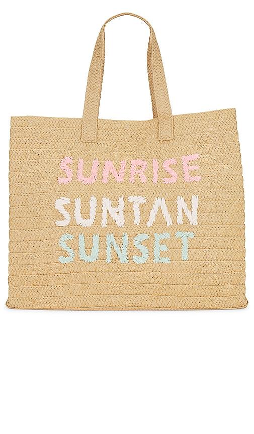 BTB Los Angeles Sunrise Sunset Tote in Neutral by BTB LOS ANGELES