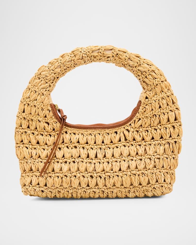 Perry Raffia Hobo Bag by BTB LOS ANGELES