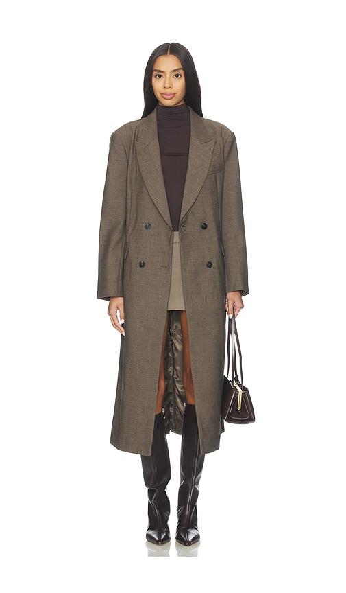 Bubish Charlee Blazer Coat in Taupe by BUBISH