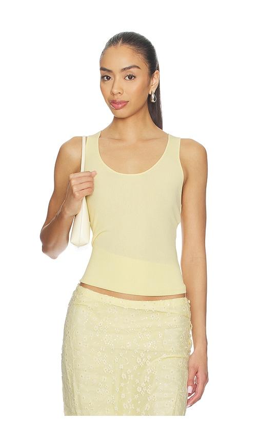 Bubish Ellis Tank Top in Lemon by BUBISH