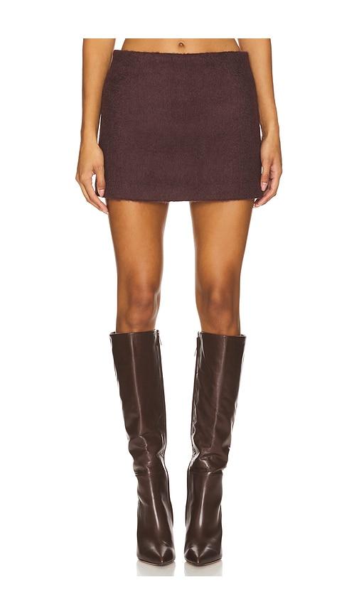 Bubish Hailey Mini Skirt in Chocolate by BUBISH