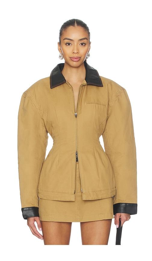 Bubish Olivia Cinched Country Jacket in Tan by BUBISH