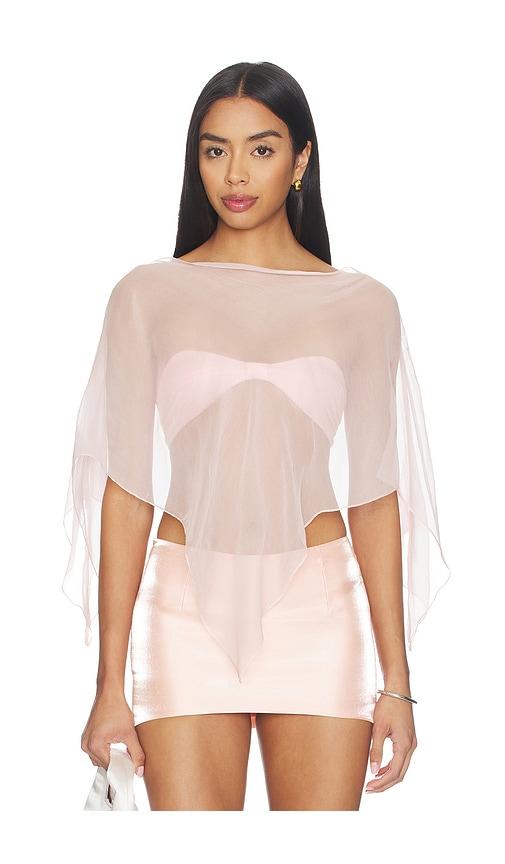 BUCI Honeycrisp Poncho in Rose by BUCI