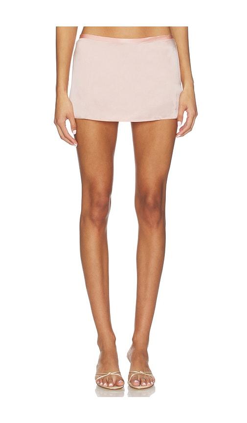 BUCI Silk Solstice Mini Skirt in Pink by BUCI