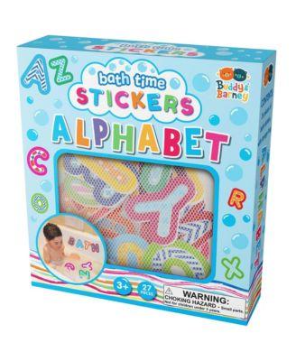 Alphabet Bath Time Stickers 26 Foam A to Z Letter Pieces by BUDDY&BARNEY