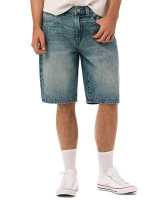 Men's Dean Relaxed-Straight Fit Stretch Knit 10.5" Denim Shorts by BUFFALO DAVID BITTON