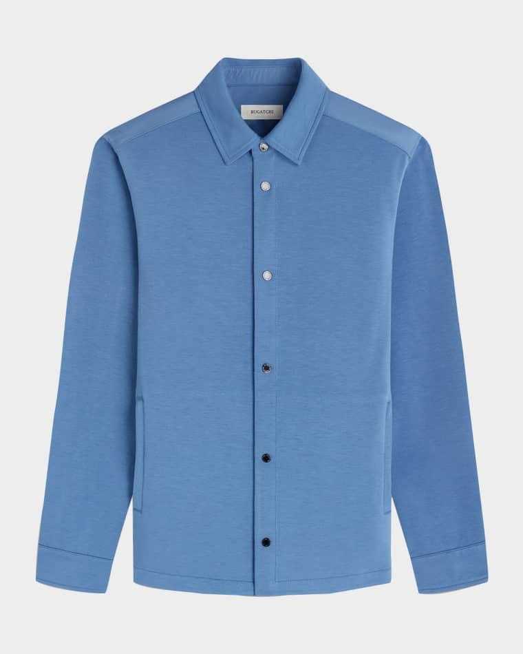 Men's Soft Touch Knit Shirt Jacket by BUGATCHI