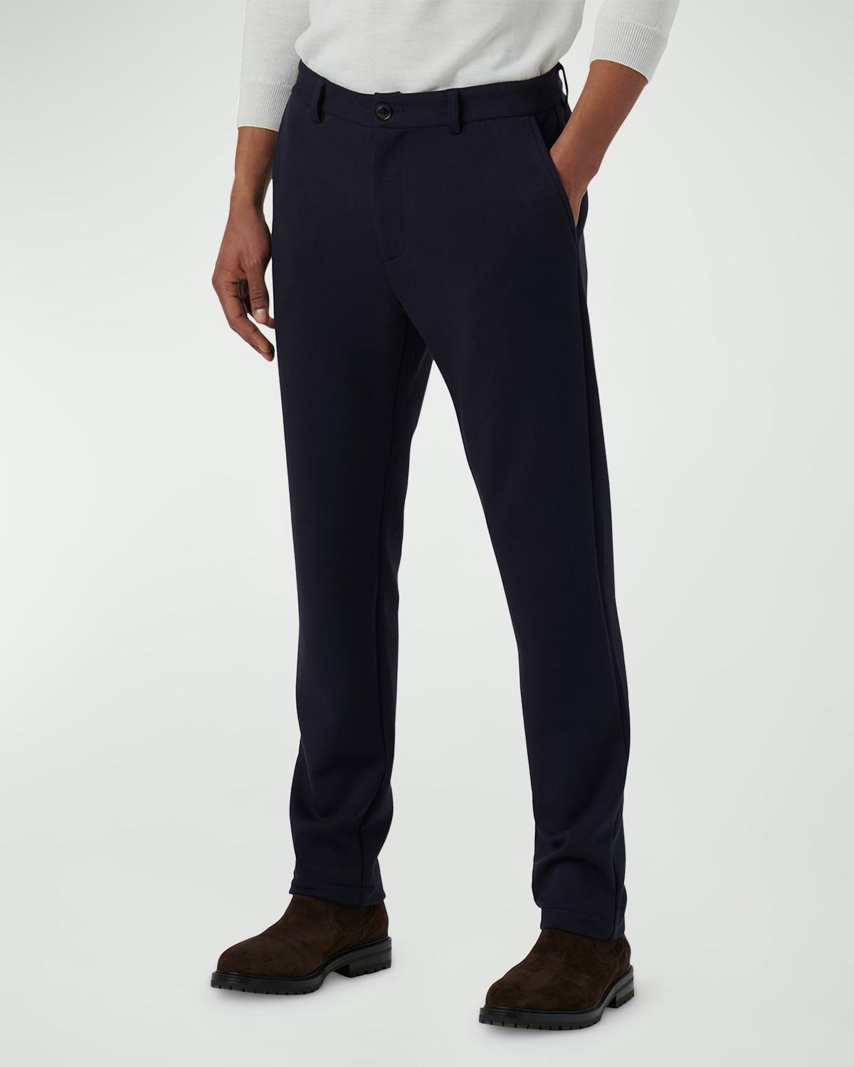 Men's Straight-Fit Soft Touch Dress Pants by BUGATCHI