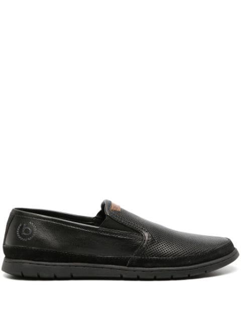 Crooner perforated leather loafers by BUGATTI
