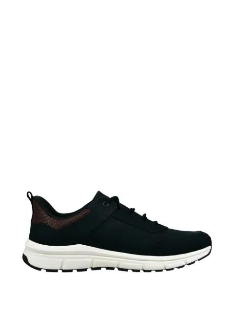logo-lettering mesh-panel sneakers by BUGATTI