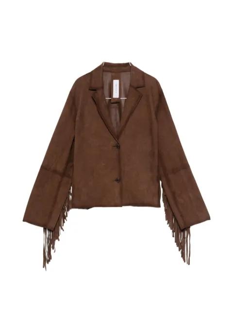 fringe lambskin jacket by BULLY