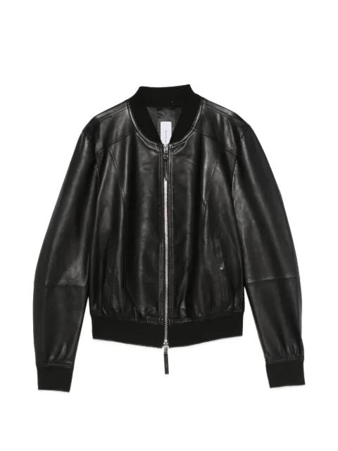 zip lambskin jacket by BULLY
