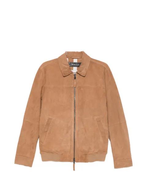 zip-up suede jacket by BULLY