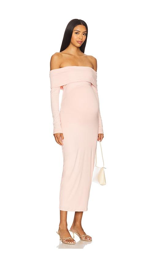BUMPSUIT The Alison Midi Dress in Blush by BUMPSUIT