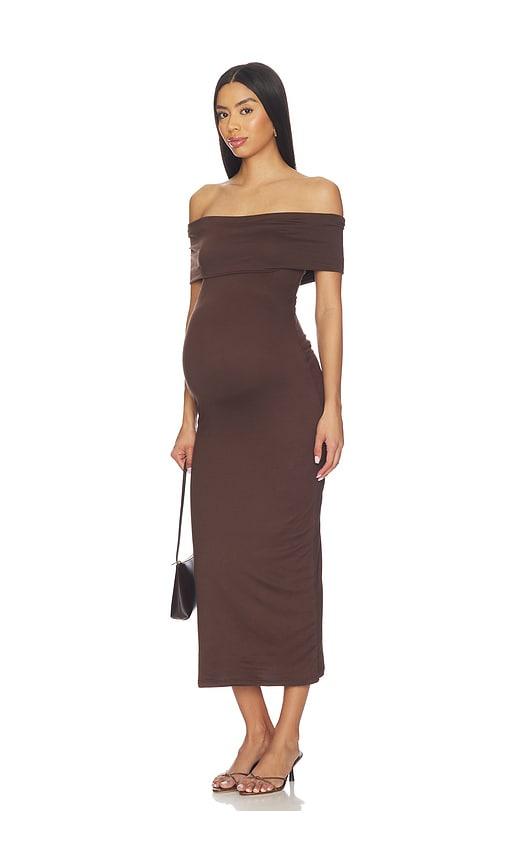 BUMPSUIT The Bianca Dress in Chocolate by BUMPSUIT