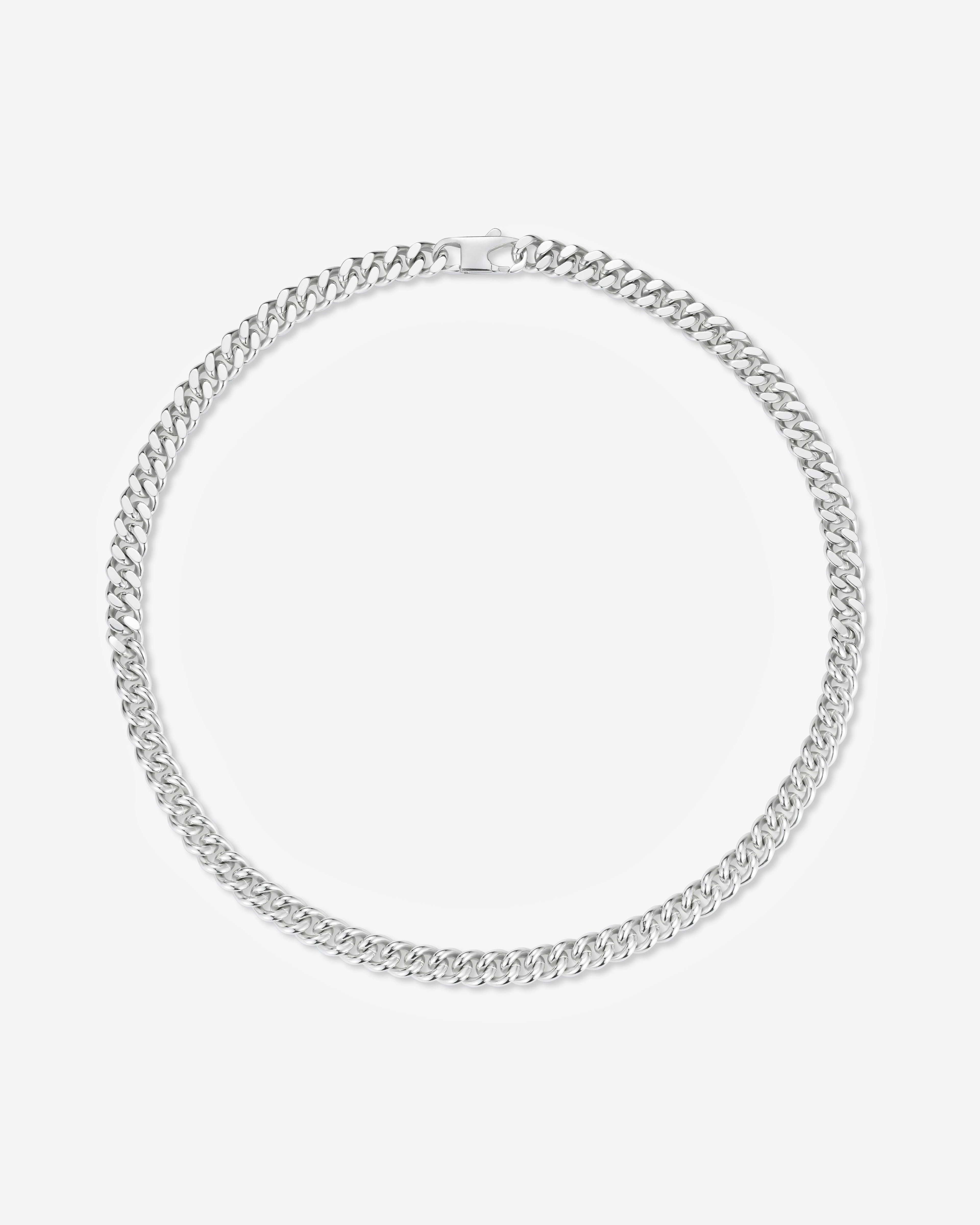 Bunney - Curb Change Necklace Thick - (Silver) by BUNNEY