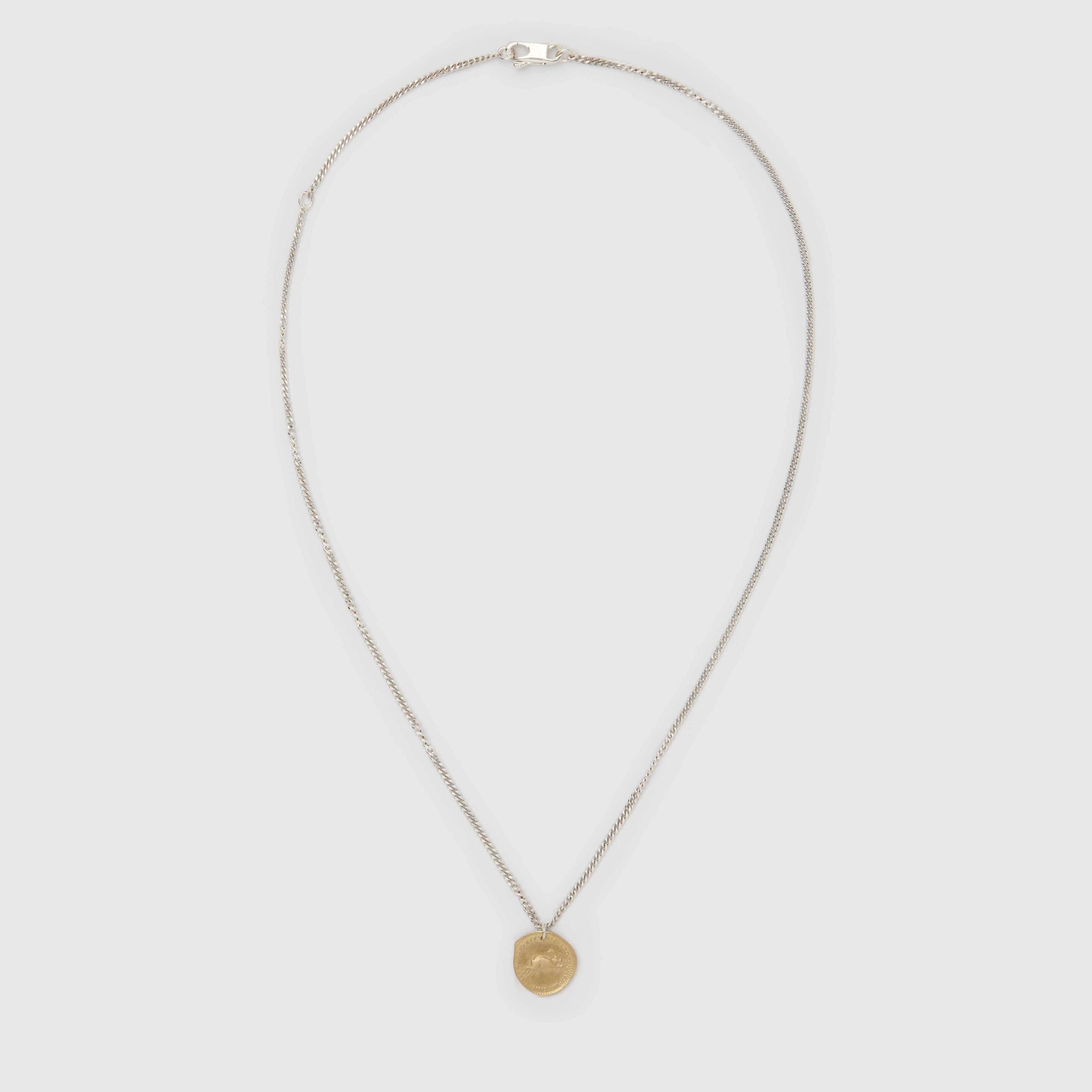 Bunney - DSM Exclusive Year of the Rabbit Coin Charm Necklace - (Silver/Gold) by BUNNEY