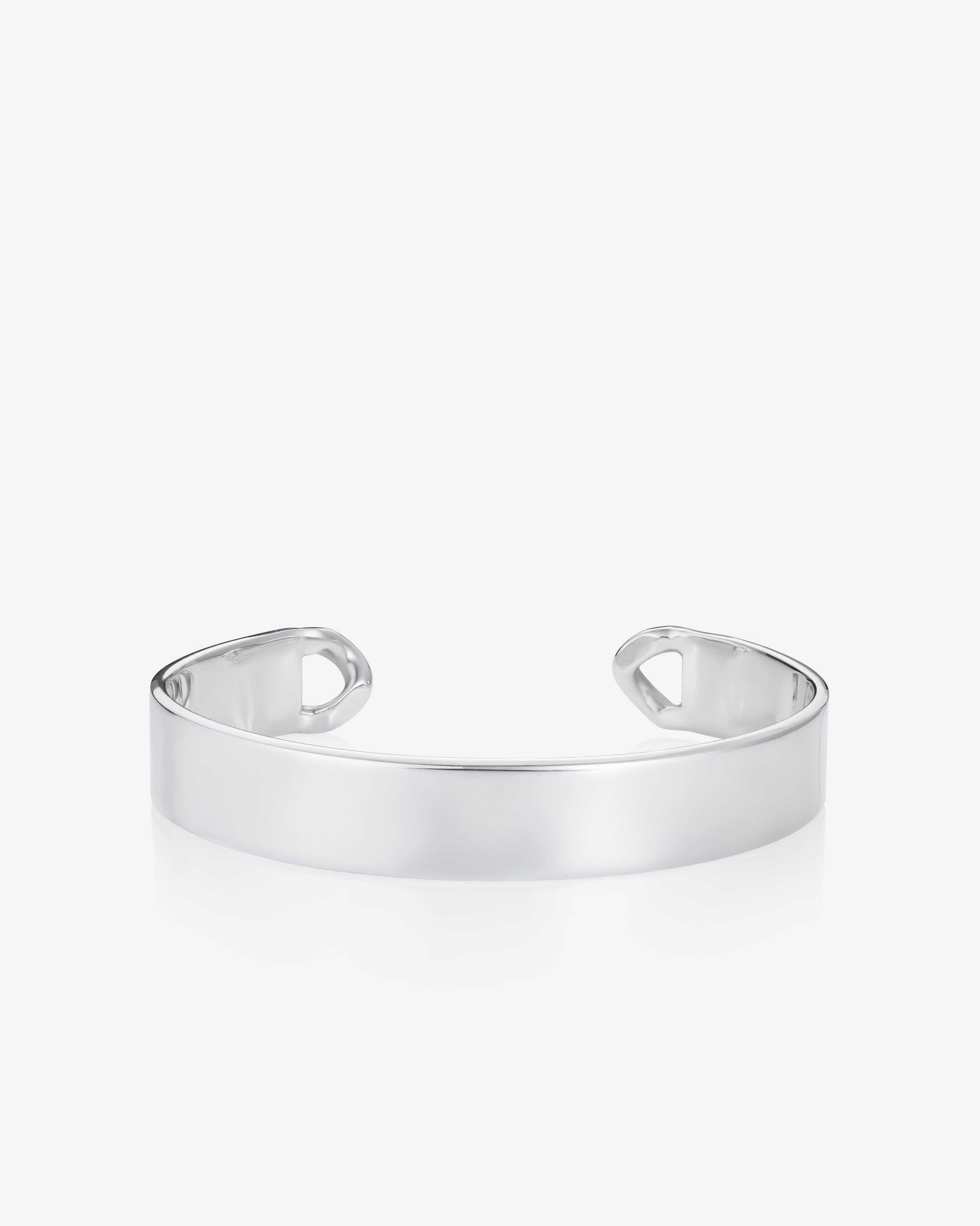 Bunney  - ID Bar Cuff -  (Silver) by BUNNEY