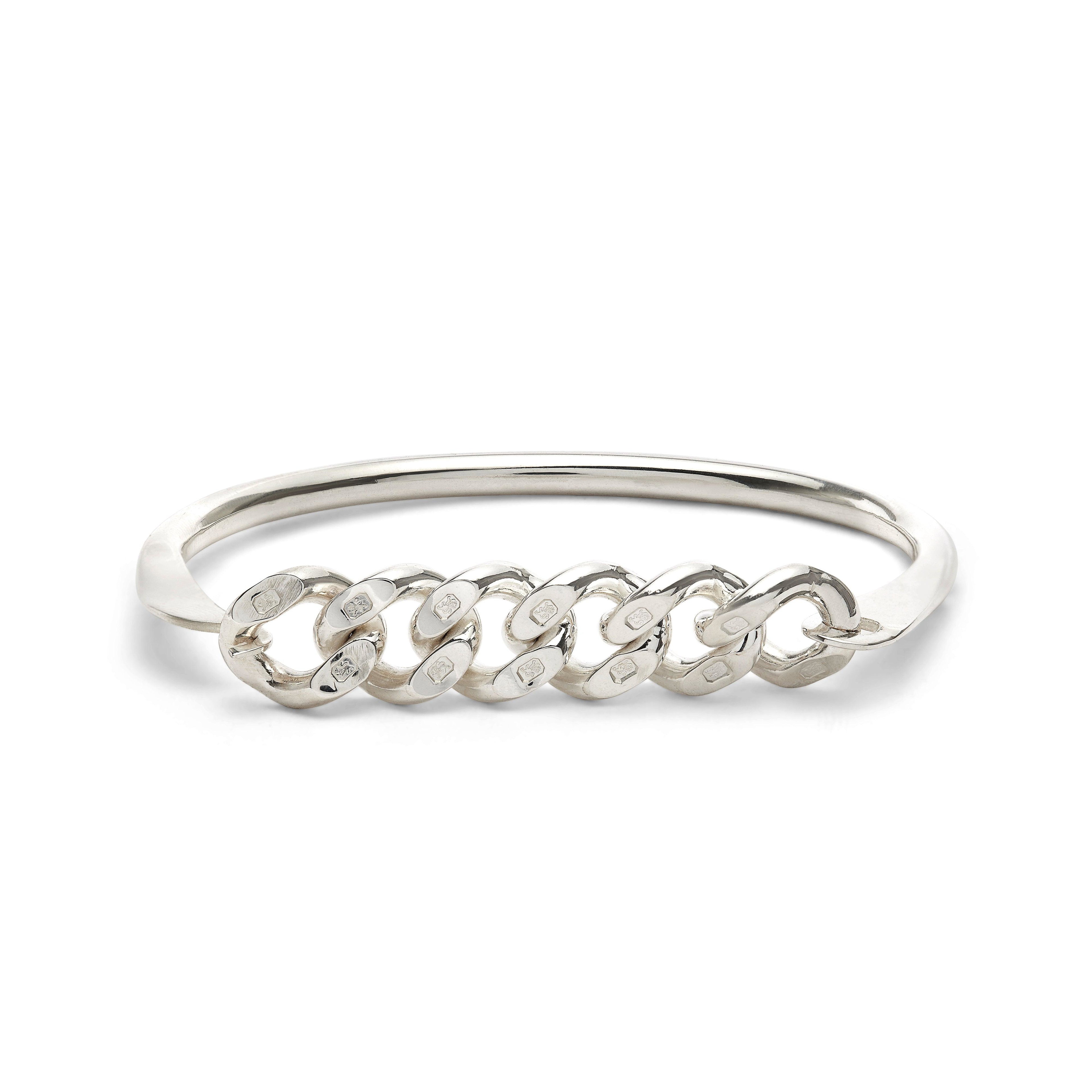 Bunney - Identity Chain Bangle L - (Ss) by BUNNEY