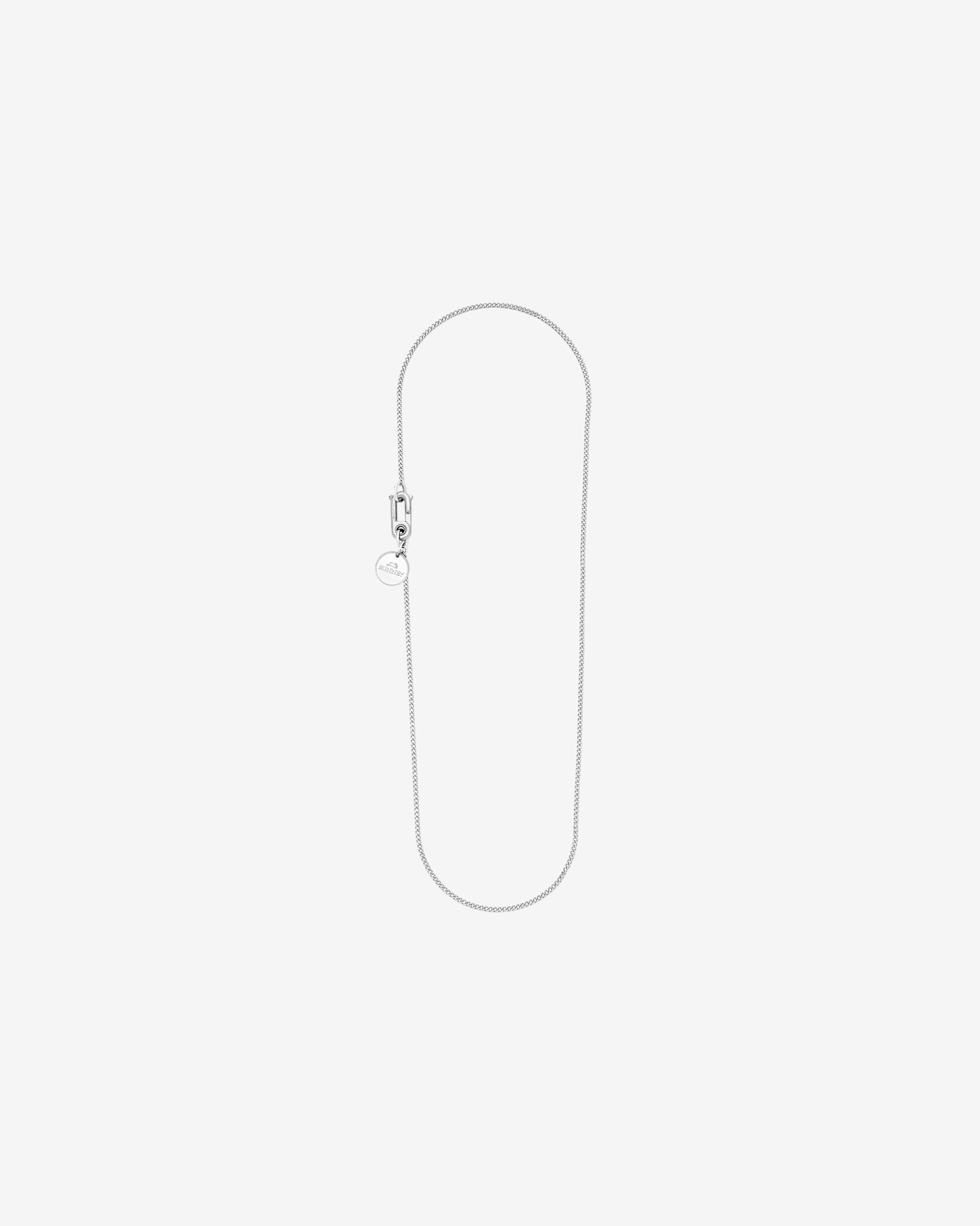 Bunney - Men's Chain with M Hook and Coin - (Silver) by BUNNEY