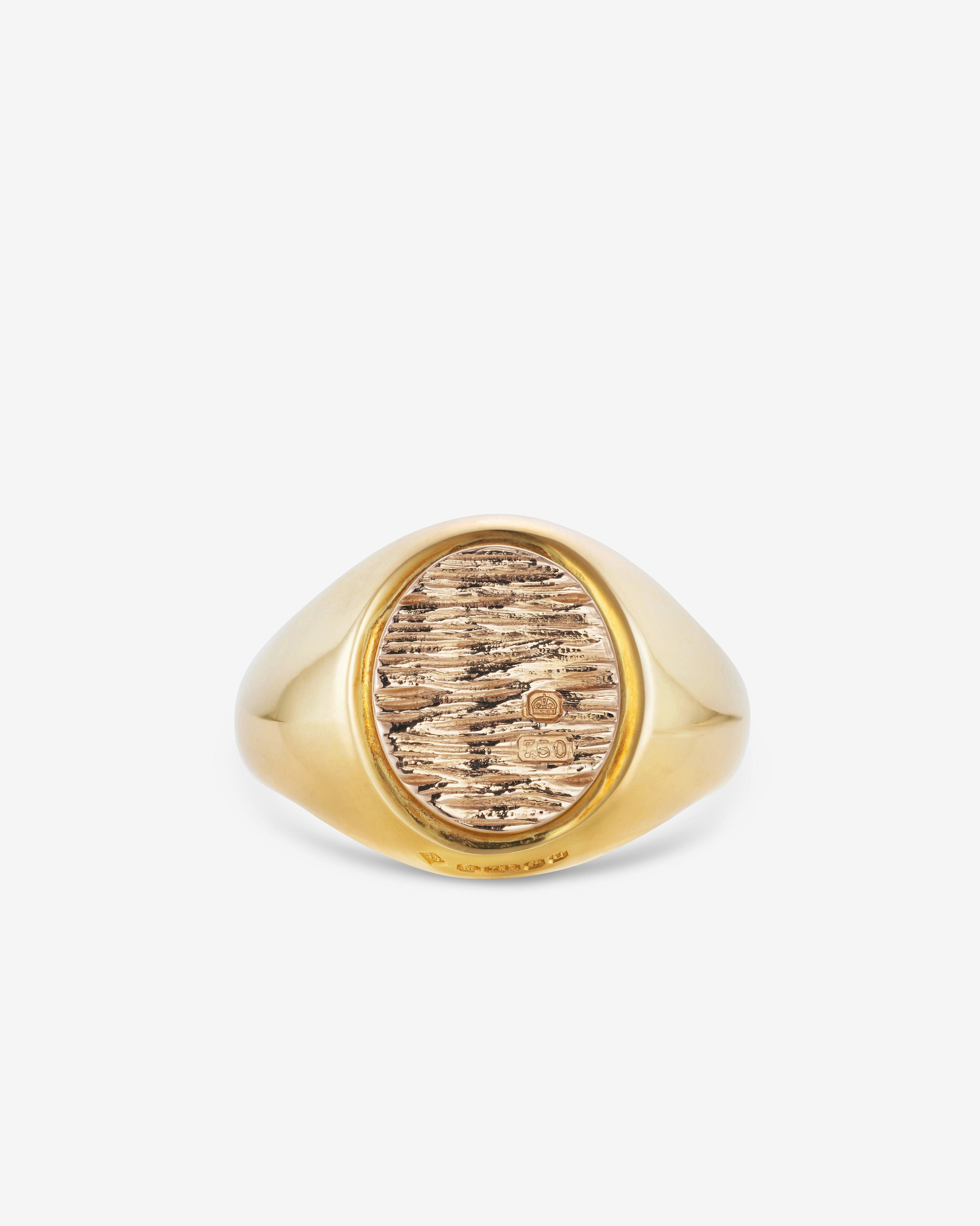 Bunney - Oval Signet Ring - (Gold) by BUNNEY