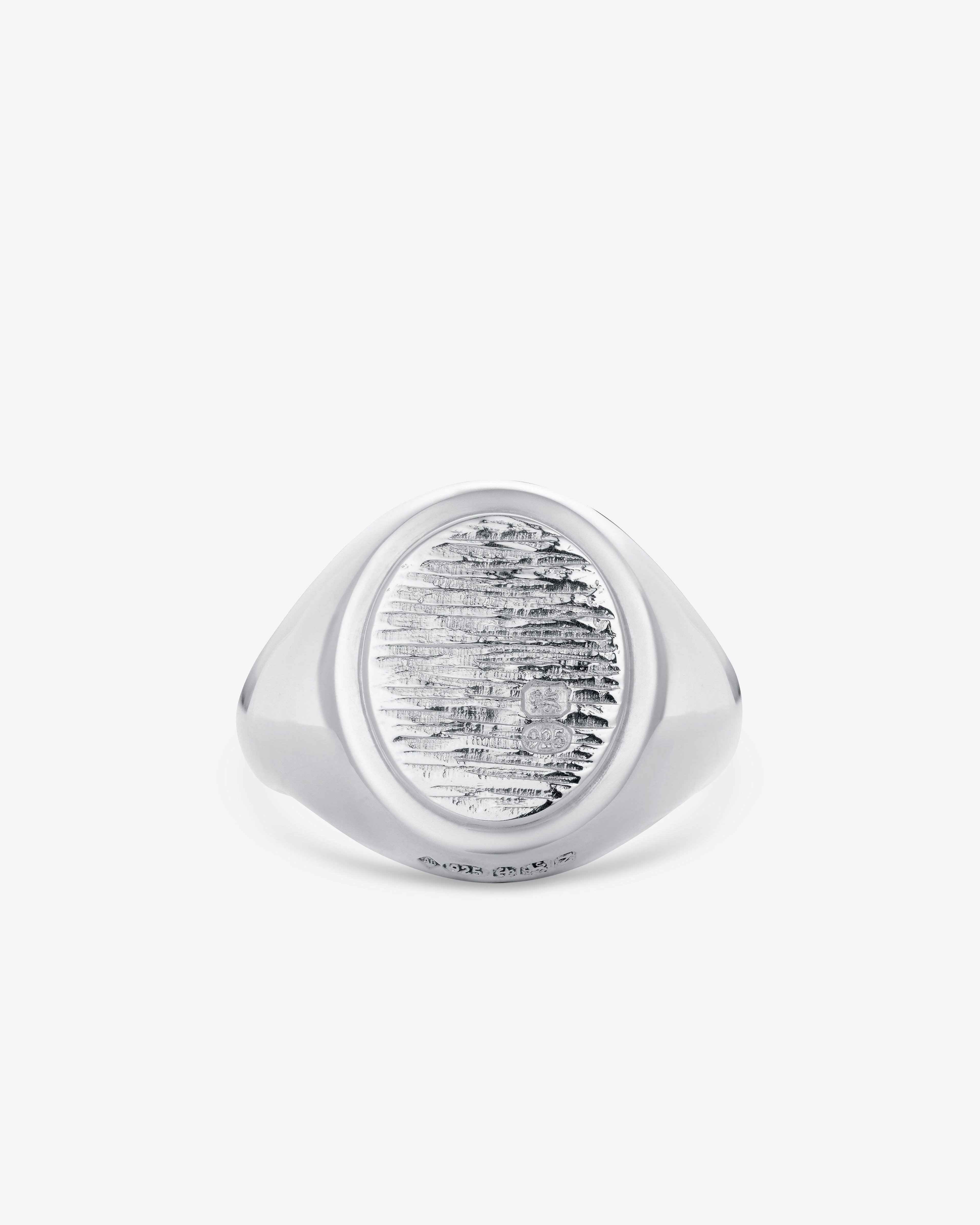 Bunney - Oval Signet Ring - (Silver) by BUNNEY