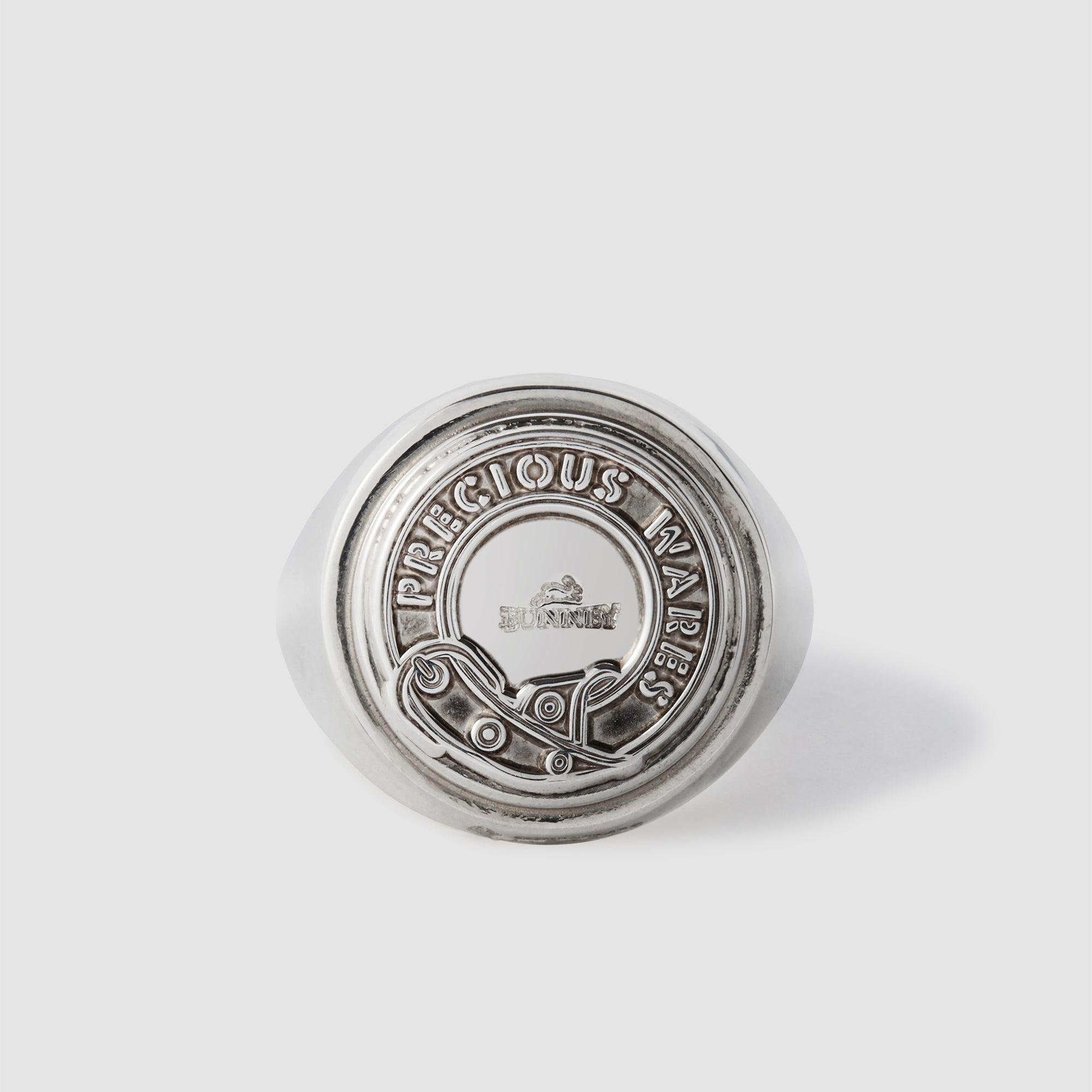Bunney - Precious Wares Heavy Signet Ring - (Sterling Silver) by BUNNEY
