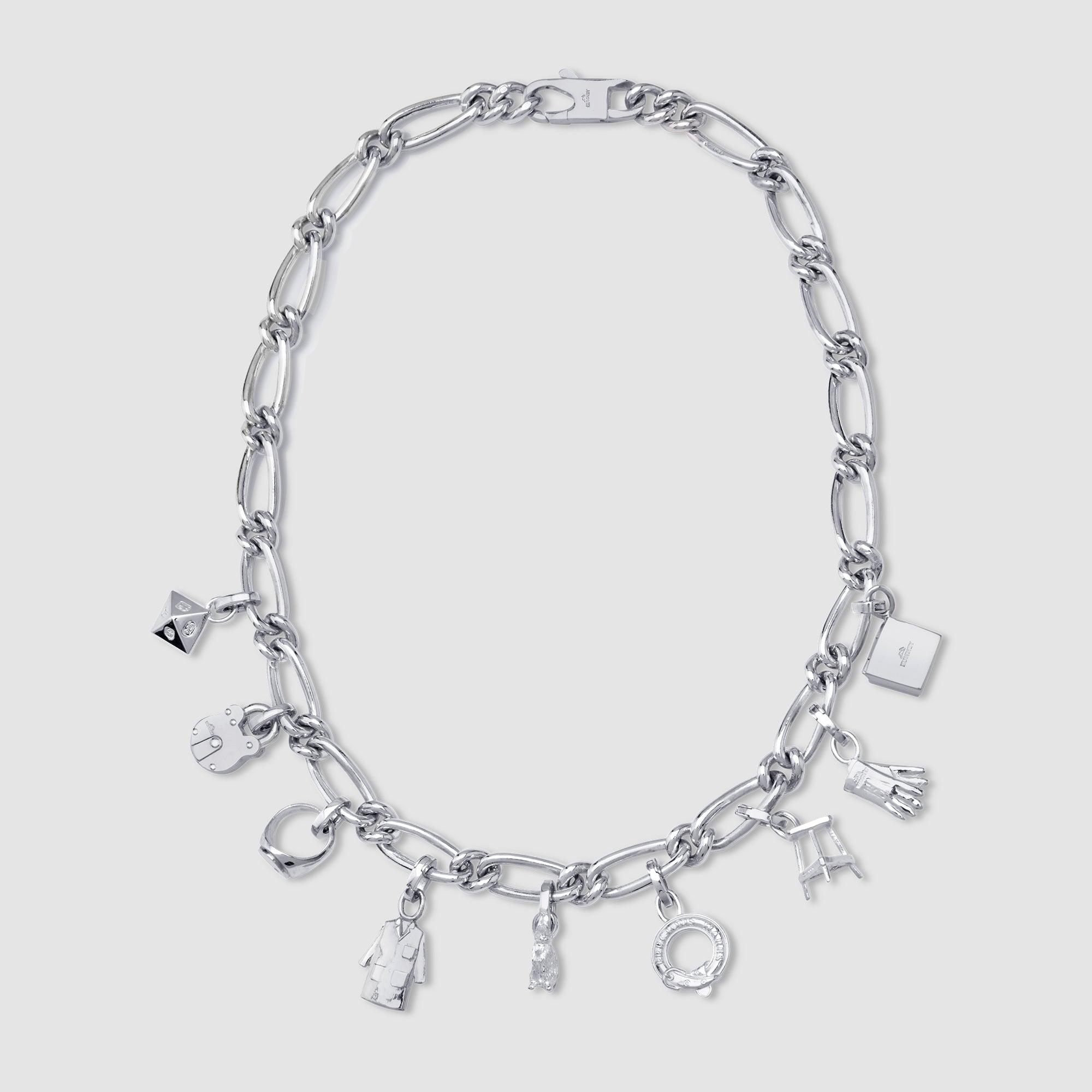 Bunney - Silver Icon Charm Necklace - (Silver) by BUNNEY