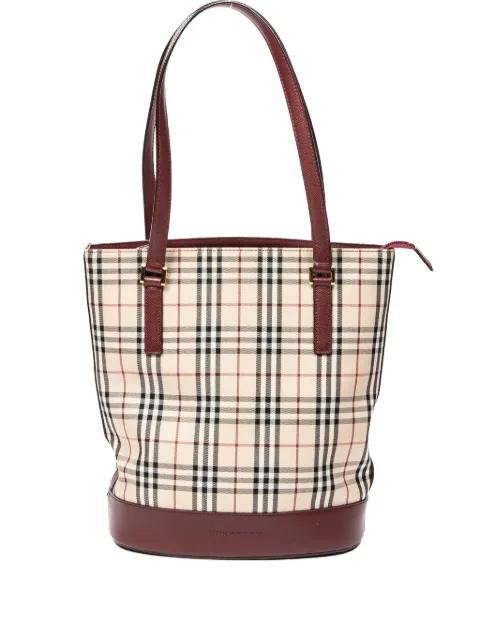 1990 House Check tote bag by BURBERRY 