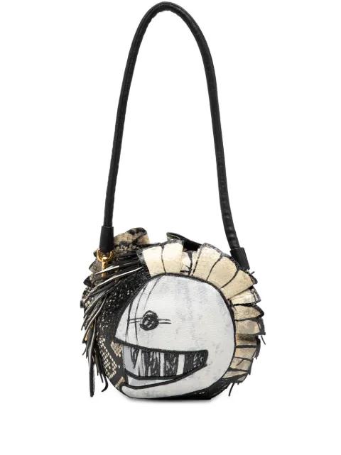 2000-2017 Croc Embossed Pallas Helmet shoulder bag by BURBERRY 