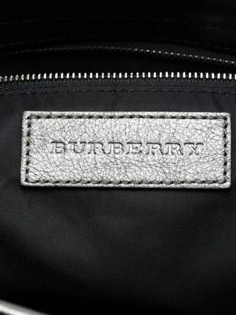 2000-2017 Glitter Smoke Check Canvas Check satchel by BURBERRY 