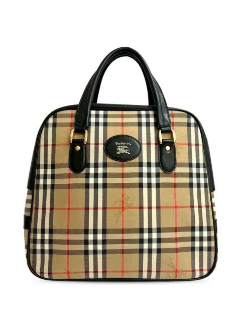 2000-2017 Haymarket Check Canvas Dome handbag by BURBERRY 