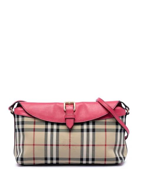 2000-2017 Haymarket Check Canvas Leah crossbody bag by BURBERRY 